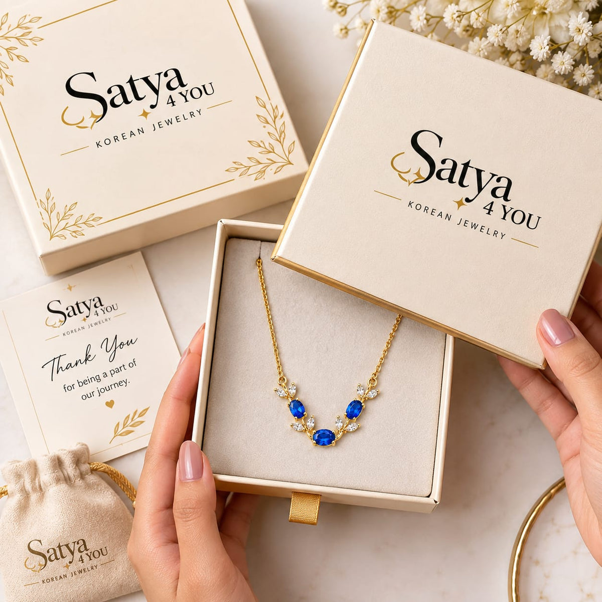 Blue Stone Necklace