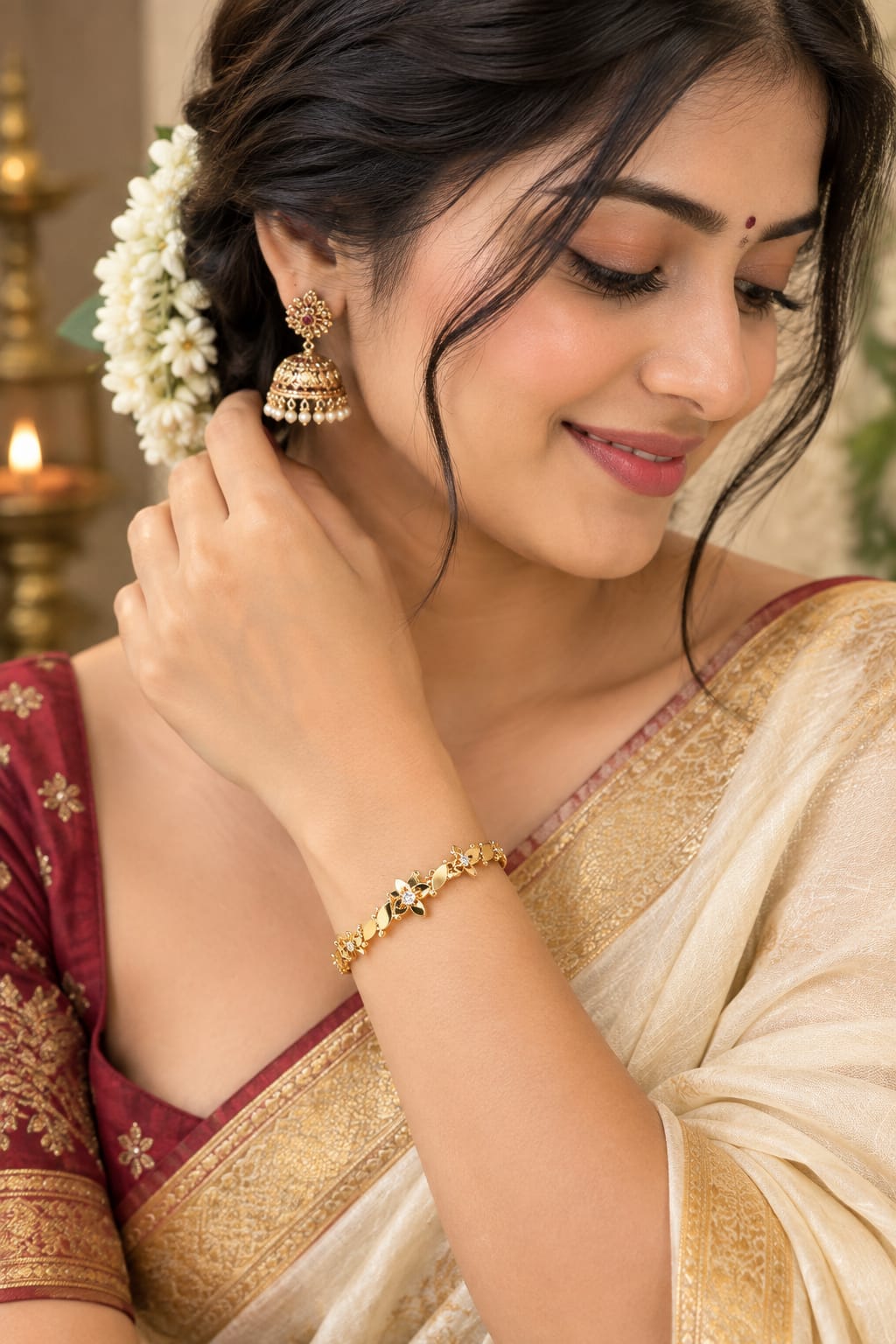 anti tarnish Gold Bracelet