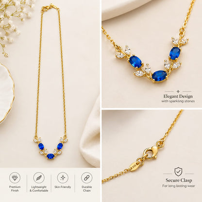 Blue Stone Necklace