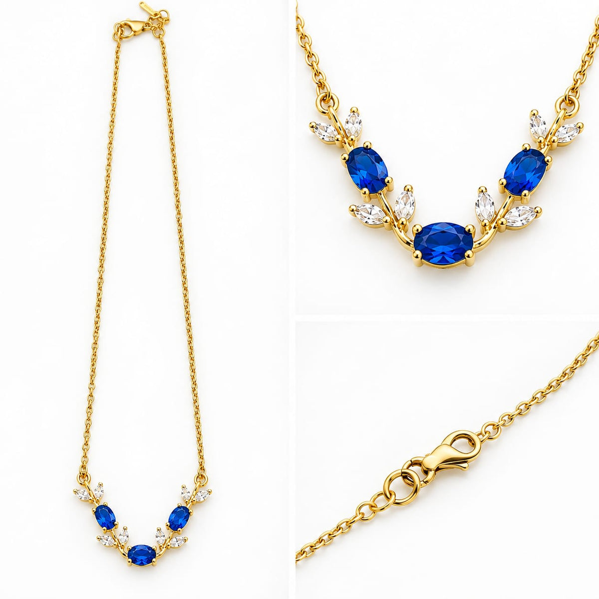 Blue Stone Necklace