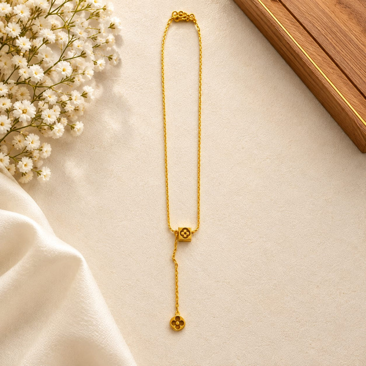 Black Pendant Necklace
