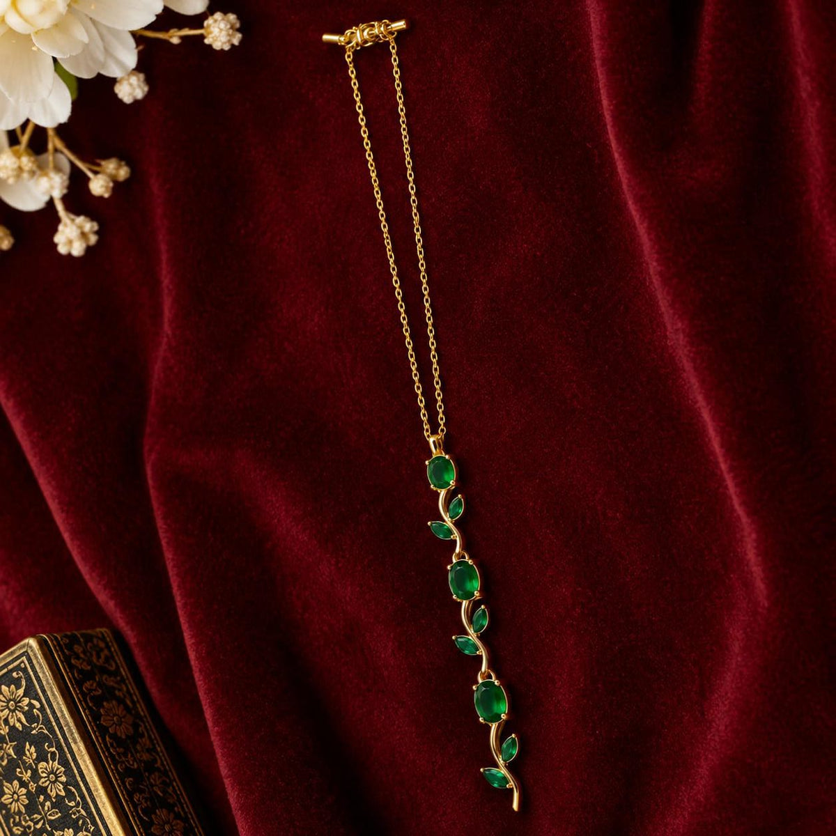 Emerald Vine Necklace