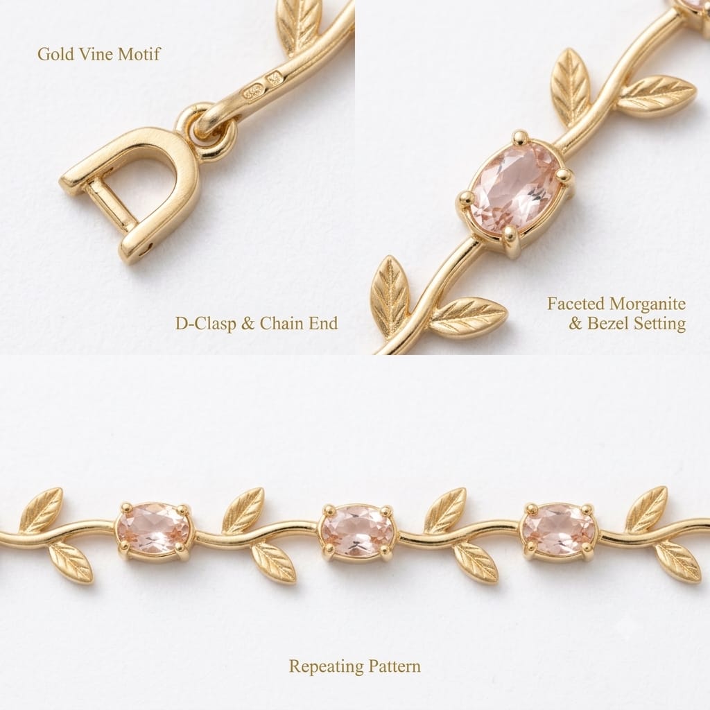 Pink Vine Bracelet