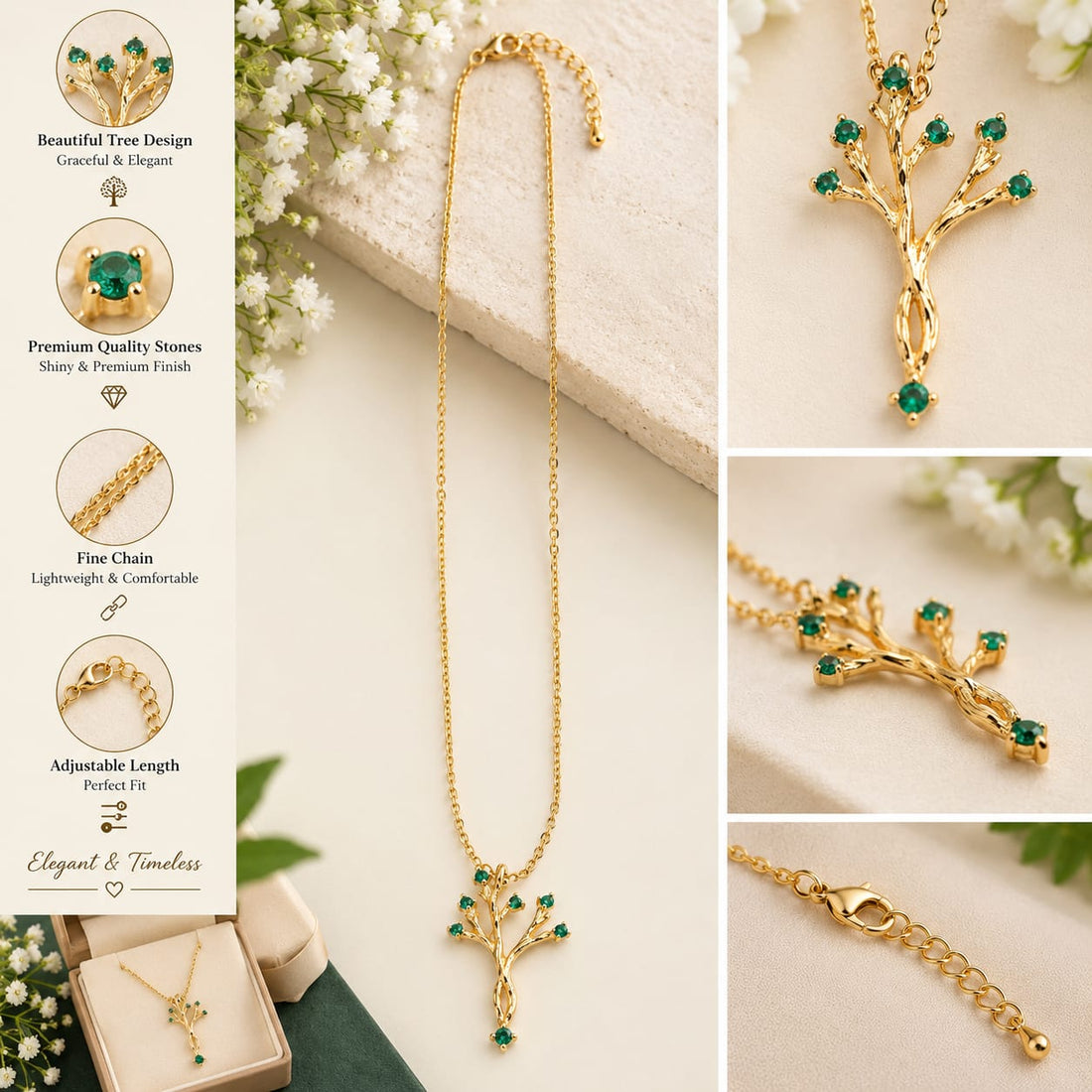Green Tree Pendant