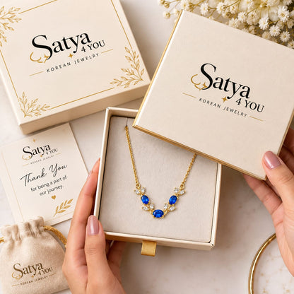 Blue Stone Necklace