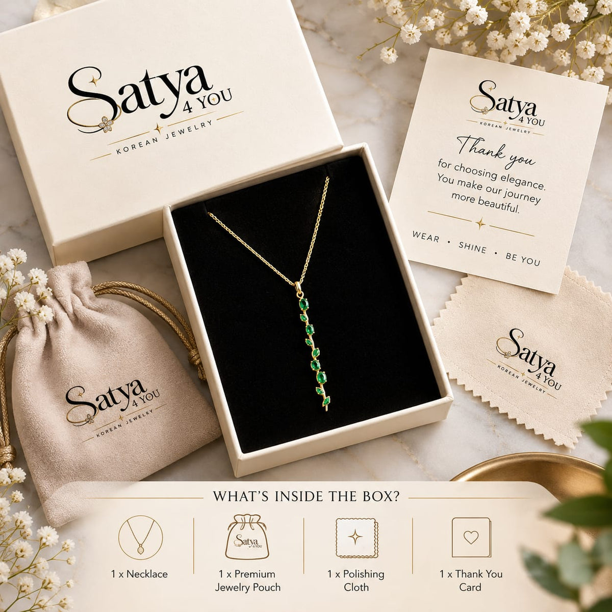 Emerald Vine Necklace